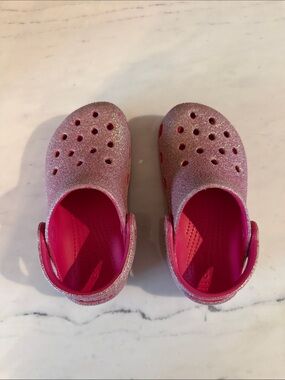 Kids Glitter Pink Sandals - Brand: